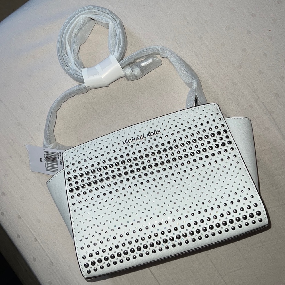 Michael Kors Selma studded crossbody purse